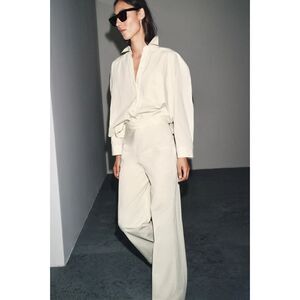 ZARA ZW COLLECTION BACK ZIP PANTS NWT